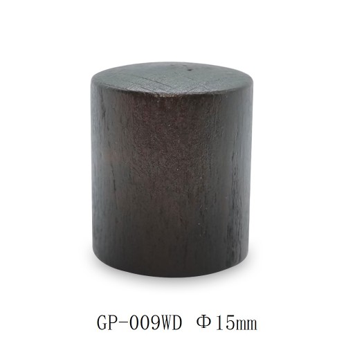 Cylinder-shaped wooden perfume cap for glass bottle wholesale,15mm crimp bottleneck| GP Bottles