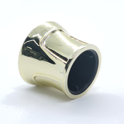 Golden bottle caps for luxury perfume packaging wholesale | zamac perfume cap | FEA 15 pump sprayer suitable |  GP Bottles OEM ODM Manufacturing
