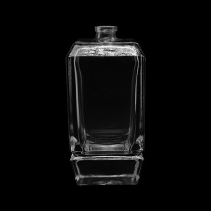 Frascos de perfume de vidrio cuadrados de 100 ml | Frasco de perfume con bomba de spray | frasco de perfume antiguo | botellas de perfume en aerosol de vidrio al por mayor
