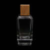 Flacons de parfum en verre carré de 100 ml | Flacon de parfum avec pompe de pulvérisation | bouteille de parfum à l'ancienne | bouteilles de parfum en verre en gros