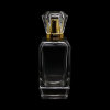Flacons de parfum en verre carré de 100 ml | Flacon de parfum avec pompe de pulvérisation | bouteille de parfum à l'ancienne | bouteilles de parfum en verre en gros
