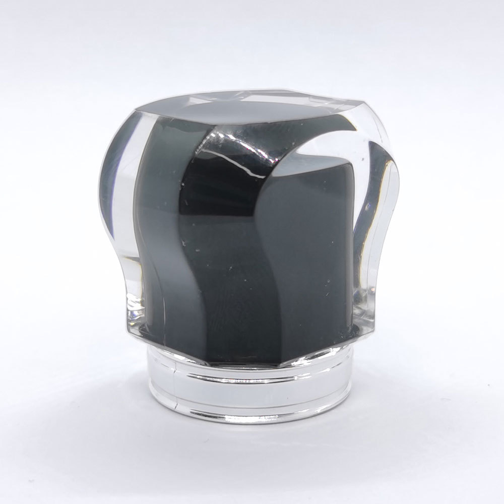 Acrylic plastic caps for perfume bottle | perfume cap factory supplier | custom perfume cap wholesale | color inside painting