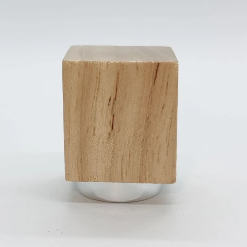 Natural wooden caps for perfume bottles | perfume cap manufacturer | custom wooden perfume cap wholesale | GP Bottles Manufacturing