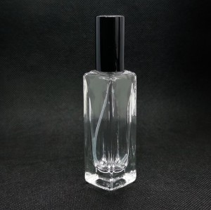 Botellas de perfume de cristal común de 20ml al por mayor | 200 piezas MOQ | cuello de rosca de 13 mm con bomba de aluminio, tapa de aluminio | caja blanca, etiqueta disponible