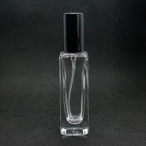20ml stock de bouteilles de parfum en verre en gros | 200pcs MOQ | 13mm vis cou avec pompe en aluminium, capuchon en aluminium | boîte blanche, étiquette disponible