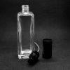 Bouteille de parfum en verre vide rechargeable de 30 ml en gros | flacon de parfum atomiseur | col à vis de 13 mm avec pompe en aluminium, bouchon en aluminium | 200 pièces MOQ