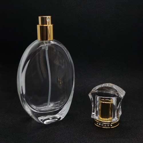 50ml stock bouteille de parfum en gros | flacons de parfum rechargeables | bouteille de parfum vide | Pompe et bouchon plastique | Fabrication de bouteilles GP