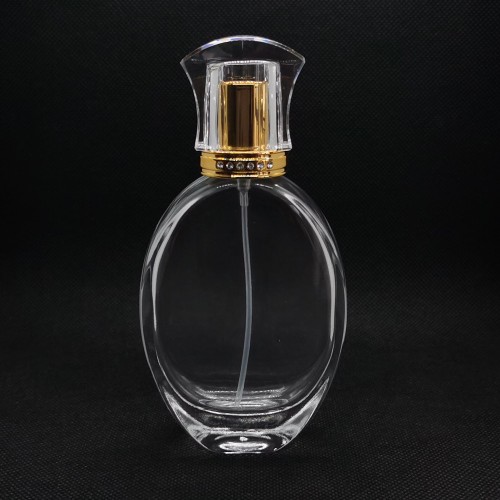 50ml stock perfume bottle wholesale | refillable perfume bottles | empty perfume bottle | Pump and plastic cap | GP Bottles manufacturing
