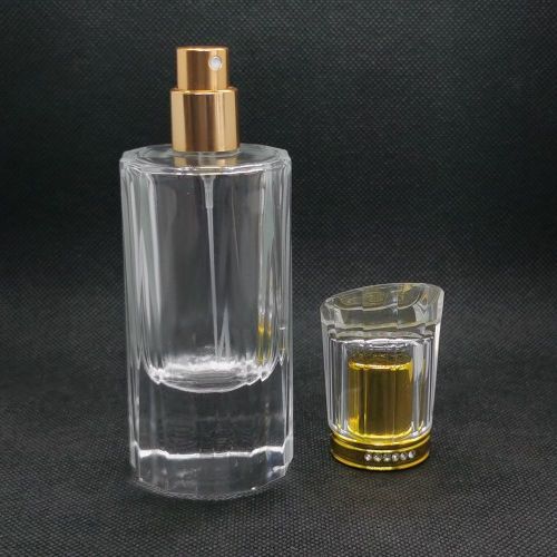 50ml stock bouteille de parfum en verre en gros | flacons de parfum rechargeables | flacon en verre pour parfum rechargeable | Pompe et bouchon acrylique | Fabrication de bouteilles GP