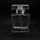 Botella de perfume de cristal común 50ml a la venta | Botella de vidrio con cuello engarzado FEA15 | abrillantador de manos con recubrimiento UV transparente | Bomba y tapón de plástico surlyn | Fabricación de botellas GP