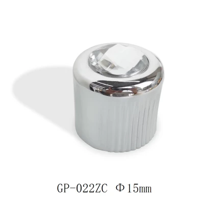 Dimond on top zamac perfume cap wholesale | zamak perfume cap | zinc alloy cap for women's perfume | more colors available | GP Bottles Manufacturing