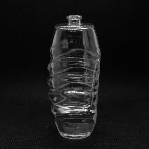 Botellas de perfume de cristal de la depresión de la raya 100ml al por mayor | bonita botella de perfume de vidrio | frasco de perfume de vidrio con bomba | GP Bottles OEM ODM Fabricación