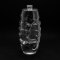100ml stripe depression glass perfume bottles wholesale | pretty glass perfume bottle | glass perfume bottle with pump | GP Bottles OEM ODM Manufacturing