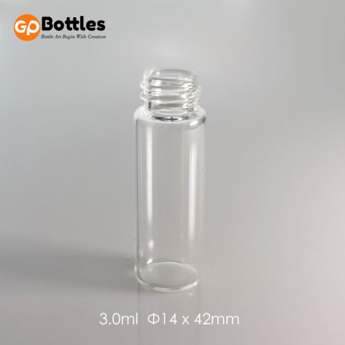 Frascos de spray de perfume de 3 ml en línea tienda | frascos de perfume probadores | botella de vidrio con cuello de rosca y rociador de plástico | Fabricación de OEM ODM de botellas GP