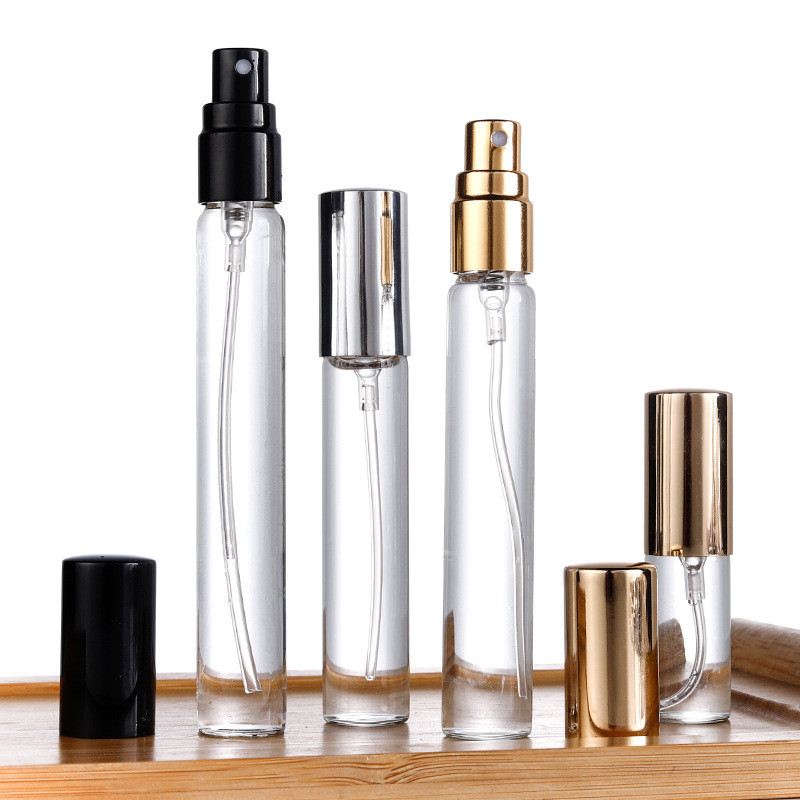 El proceso de producción del frasco de vidrio de perfume.