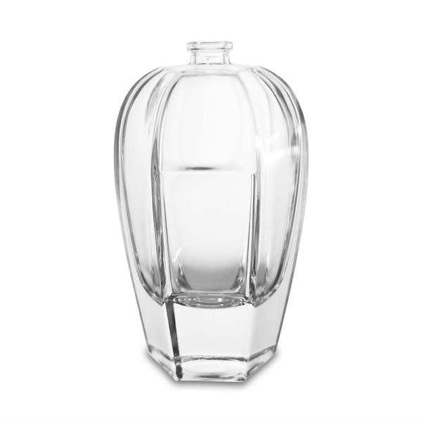 Frasco de perfume de vidrio de 100 ml al por mayor | gorro corona zamac | Cuello FEA15, botella pulverizadora | Botellas de perfume GP al por mayor