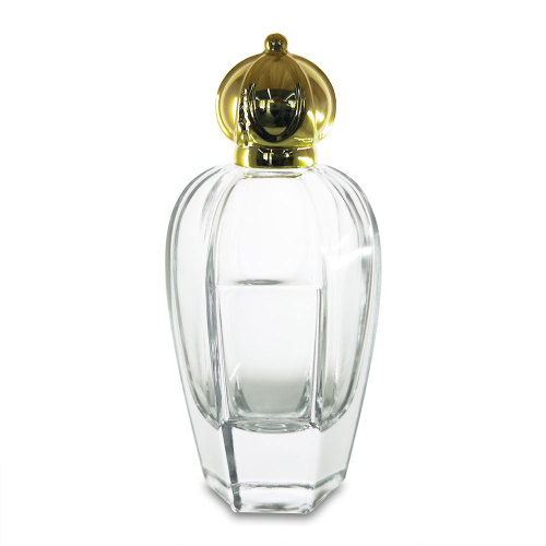 Bouteille de parfum en verre de 100 ml en gros | casquette zamac couronne | Col FEA15, flacon pulvérisateur | Vente en gros de flacons de parfum GP