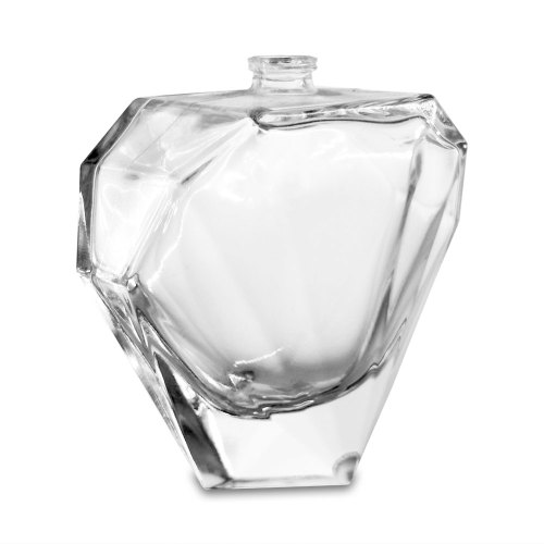 100ml fan-shaped glass perfume bottles wholesale | beautiful glass perfume bottles | FEA15 neck, sprayer bottle | GP Perfume Bottles Wholesale