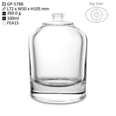 Bibliothèque sur mesure Bouteille en verre de 100 ml pour parfums de niche - OEM, ODM, options de vente en gros disponibles
