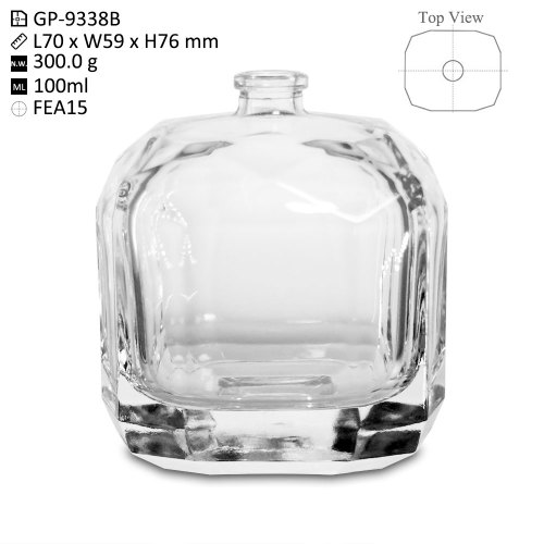 100ml mold pressed glass perfume bottles wholesale | 100ml perfume bottle glass | recycled glass perfume bottles | GP Bottles OEM ODM Manufacturing