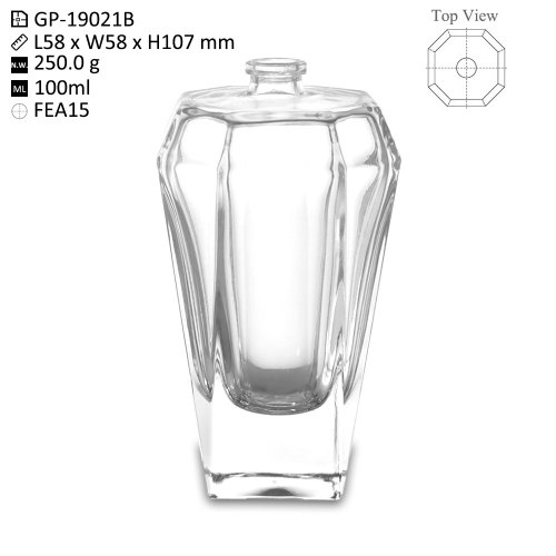 Premium OEM Glass Perfume Bottles: Customizable Poly-L 100ml Clear Bottle