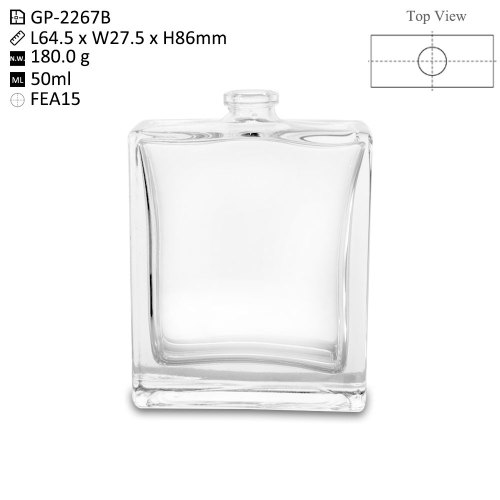 Elegant Tiger 50ml Glass Perfume Bottle for Customization: Wholesale and OEM/ODM Available