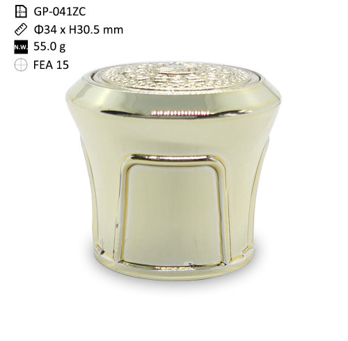 Golden bottle caps for luxury perfume packaging wholesale | zamac perfume cap | FEA 15 pump sprayer suitable |  GP Bottles OEM ODM Manufacturing