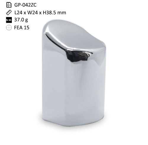 FEA 15mm Zamac perfume cap wholesale | zinc alloy cap | silver plated metal cap | perfume cap for glass bottle | GP Bottles Manufacturing