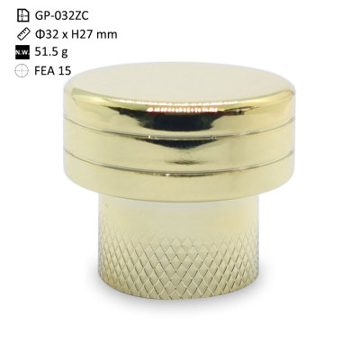 Unique perfume spray caps wholesalers | zamac perfume cap | design for glass perfume bottle FEA15 | GP Bottles OEM ODM Manufacturing