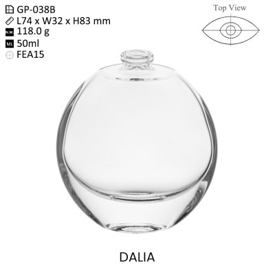 Wholesale Glass Perfume Bottles: Customizable 50ml Dalia Scent Glass Bottle