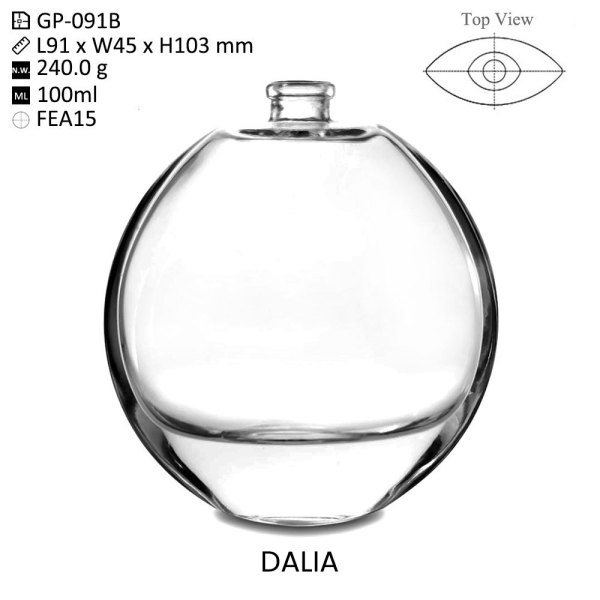 Wholesale Glass Perfume Bottles: Customizable 100ml Dalia Scent Bottle