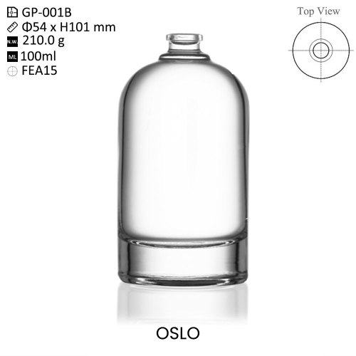 Customize Your Scent: Wholesale 100ml Oslo Round Perfume Bottle Supplier with Various Caps and Sprayers