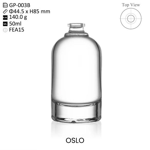 Sophisticated OSLO 50ml Glass Bottles for Perfume – Tailored Solutions for Branding, OEM/ODM & Bulk Supply