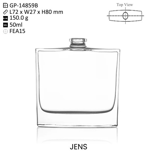 Custom Jens Perfume Glass Bottles 50ml - Wholesale Supply with OEM/ODM & Contract Manufacturing Services