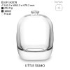 LITTLE SUMO 100ml Glass Perfume Bottle - Customizable OEM & ODM Options Available for Wholesale Buyers | Perfect for Fragrance Brands and Importers