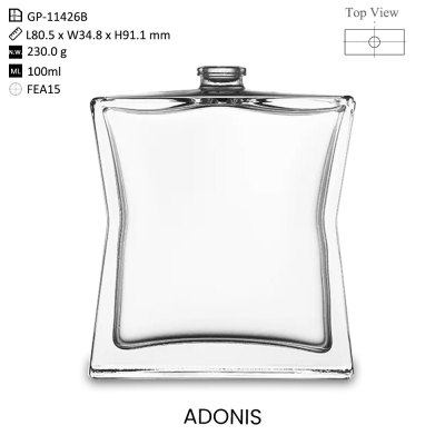 Adonis 100ml Glass Perfume Bottle - OEM & ODM Solutions, Custom fragrance packaging suppliers