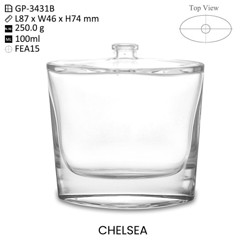 Innovative Design Solutions: Chelsea 100ml Glass Perfume Bottle - OEM/ODM Supplier