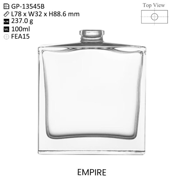 Customizable Empire Glass Perfume Bottle - Wholesale OEM & ODM Services Available | Ideal for Importers and Brand Merchants