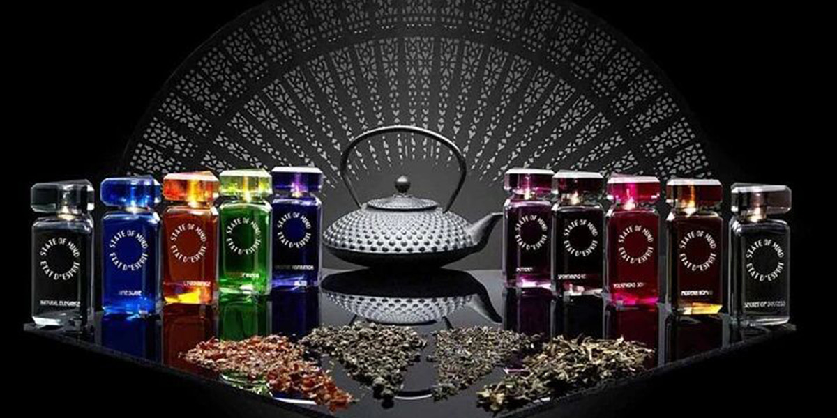 Niche perfume bottle and tea set packaging – elegant presentation by GP Bottles
