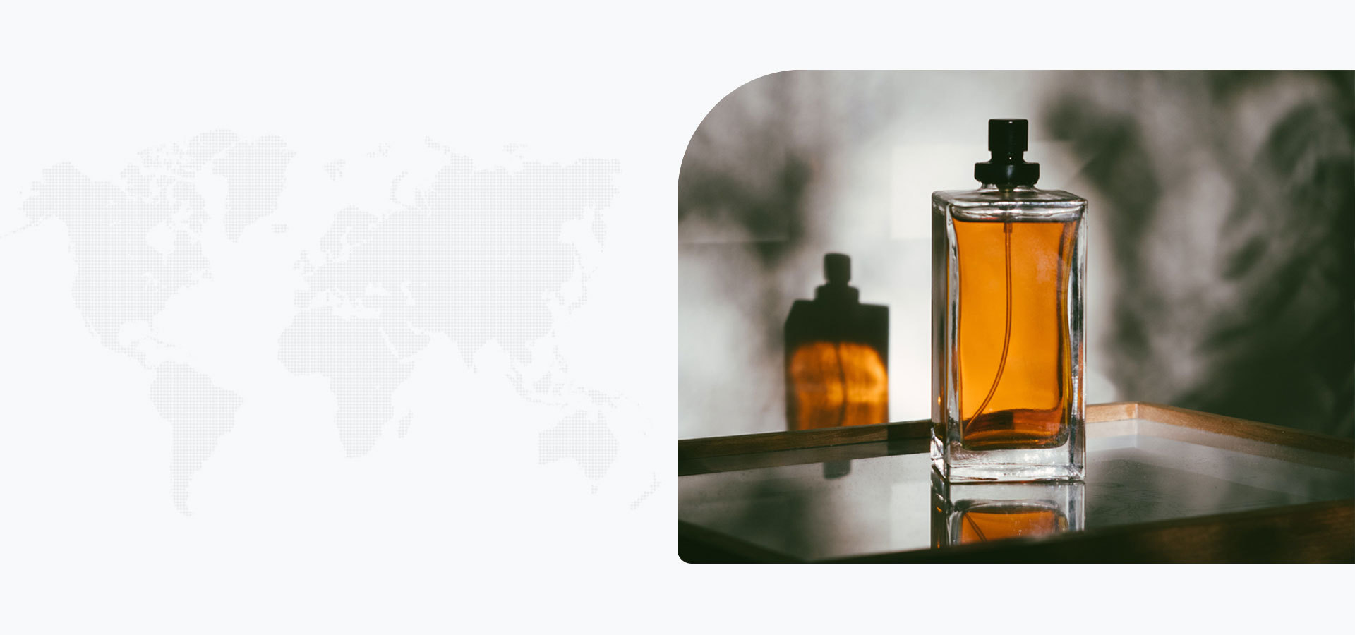Amber custom perfume bottles for export markets