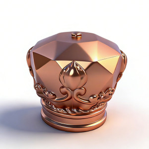 Wholesale Crown Zamac Perfume Caps | Premium Perfume Bottle Lids | Tailored Luxury Packaging | Expert OEM & ODM Services from GP Bottles