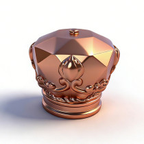 Wholesale Crown Zamac Perfume Caps | Custom Premium Perfume Bottle Lids for Luxury Packaging | Expert OEM & ODM Solutions from GP Bottles for Brand Owners & Wholesalers