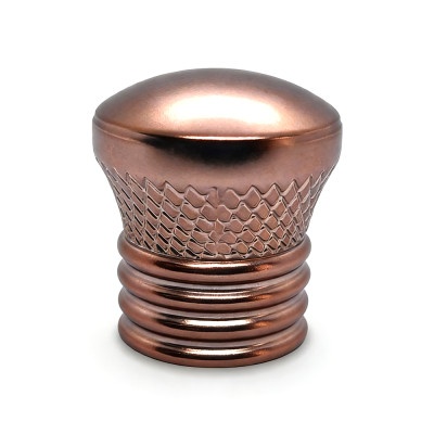 OEM & ODM Fine Plated Zamac Perfume Caps for 15mm Neck Glass Bottles | Wholesale Availability