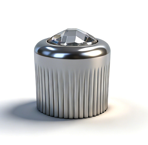 Dimond on top zamac perfume cap wholesale | zamak perfume cap | zinc alloy cap for women's perfume | more colors available | GP Bottles Manufacturing