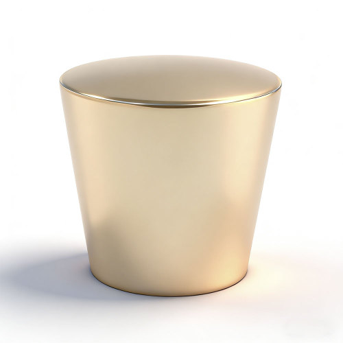 China wholesale copper color zamac cone cap perfume packaging | zamak perfume cap | zinc alloy cap | GP Bottles OEM ODM Manufacturing