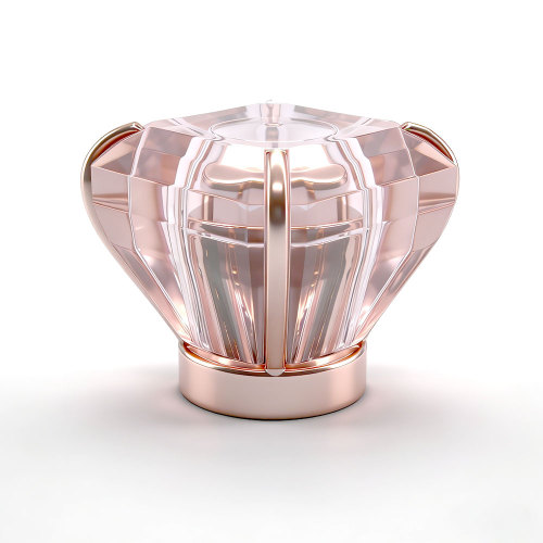 Transparent acrylic plastic crown caps with gold PP insert customized | GP Bottles