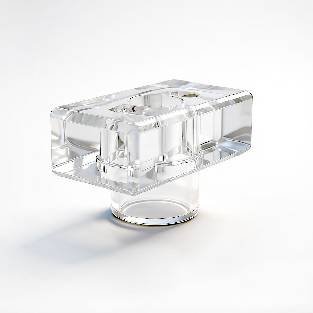 Transparent surlyn perfume cap rectangle for glass bottles customization | GP Bottles