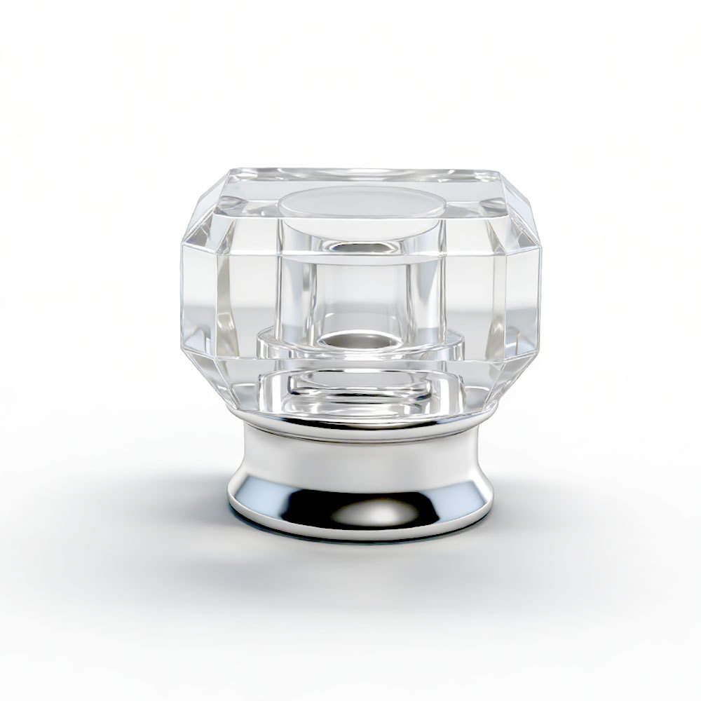 China wholesale transparent plastic perfume caps for glass bottles