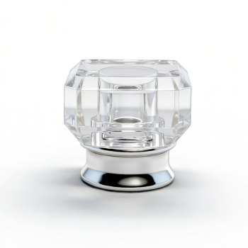 China wholesale transparent plastic perfume caps for glass bottles