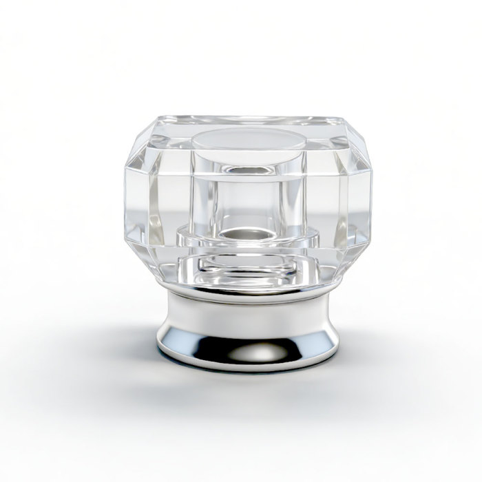 China wholesale transparent plastic perfume caps for glass bottles